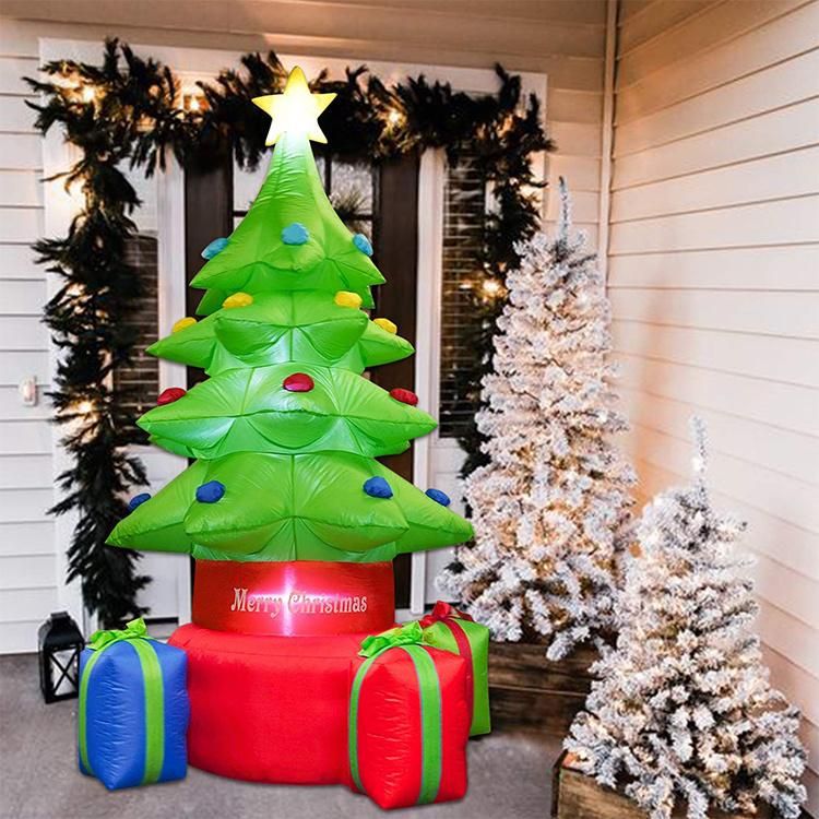 Merry Christmas Wholesale Inflatable Christmas Gift Inflatable 7FT Christmas Tree