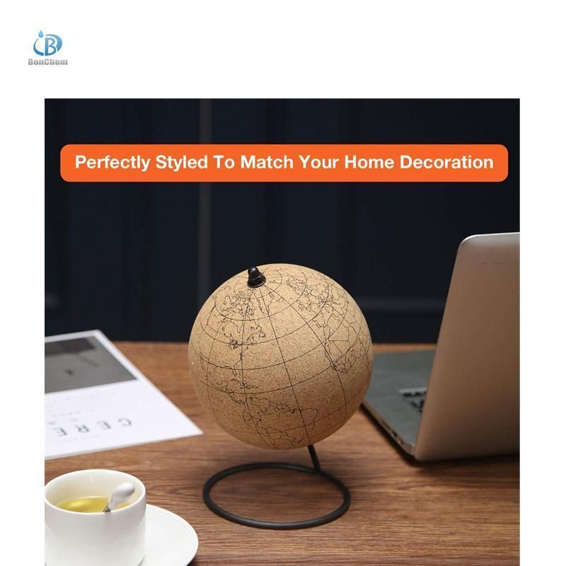 Wholesale High Quality Nature Cork Globe for Office Decoration