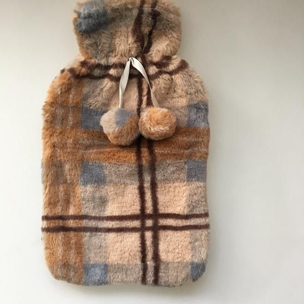 Super Soft Rabbit Fur Cover for Rubber Hot Water Bag