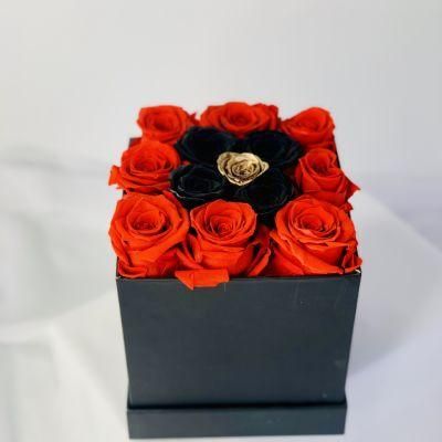 Luxury Preserved Roses in a Box, Red Real Roses Romantic Gifts for Her Mom Wife Girlfriend Anniversary Mother&prime;s Day Valentine&prime;s Day Christmas