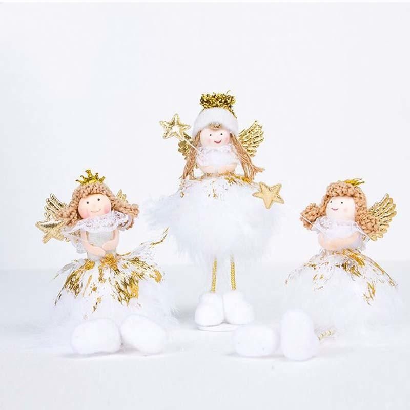 Cute Christmas Home Decor Table Decoration Ornament Angel Toy Doll