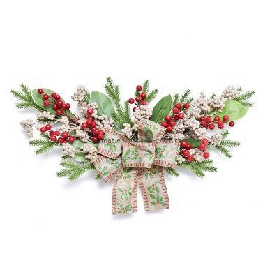 Artificial Christmas Garland with Ornaments Decorate Home Decoration