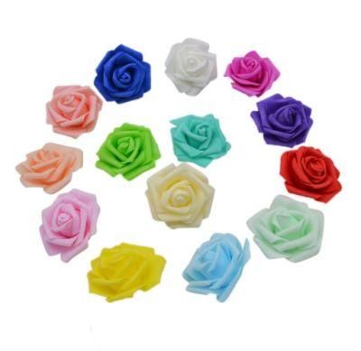 Red Rose Heads 25PCS Real Looking Fake Foam Roses for DIY Wedding Bouquets Centerpieces Arrangements