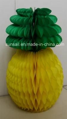 Tissue Paper Honeycomb Pineapple Decoation Ananas