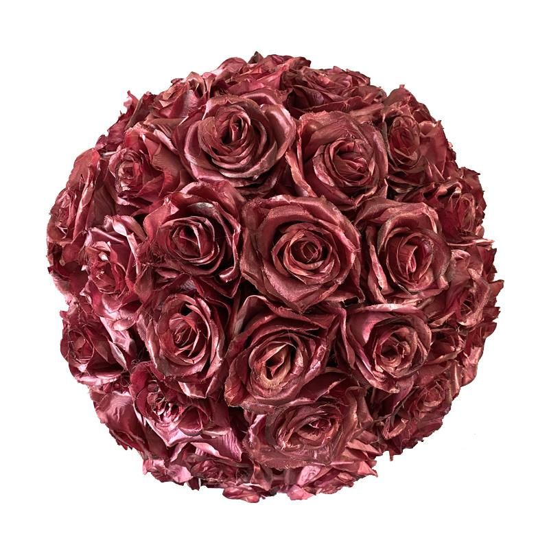 Customize Artifiicial Rose Flower Ball Flower Table Centerpiece