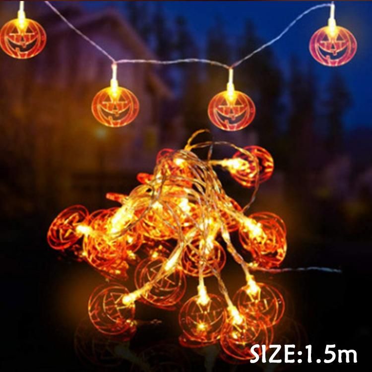 Halloween Party LED Light String Pumkin Horror Ghost Light