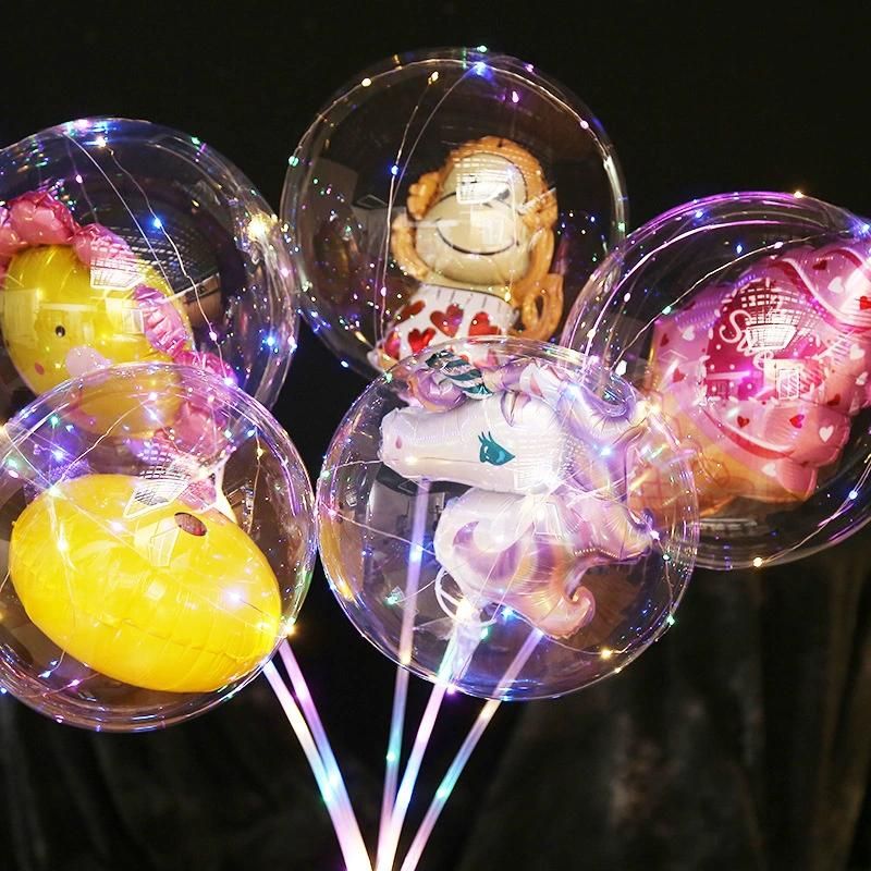 Cartoon Bobo Balloon Light LED Balloon for Christmas Wedding Party