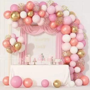 Retro Pink Wedding Decor Baby Shower Girl Birthday Party Supplies