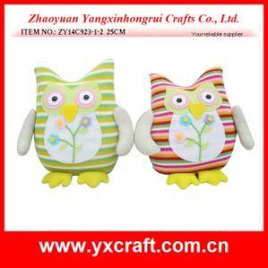 Easter Decoration (ZY14C923-1-2 25CM) Easter Stuffed Owl Christmas Owl