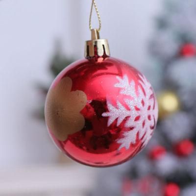 New Design Christmas Plastic Ball with Painted