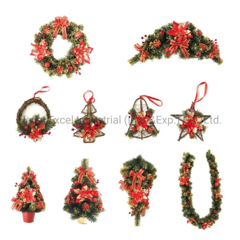 Xmas Ornament Artificial Tree PVC Christmas Tree 30-60cm Xmas Tree
