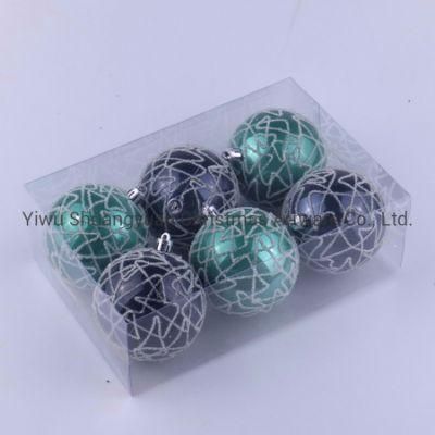 Hand Painted Christmas Ornaments Plastic Ball