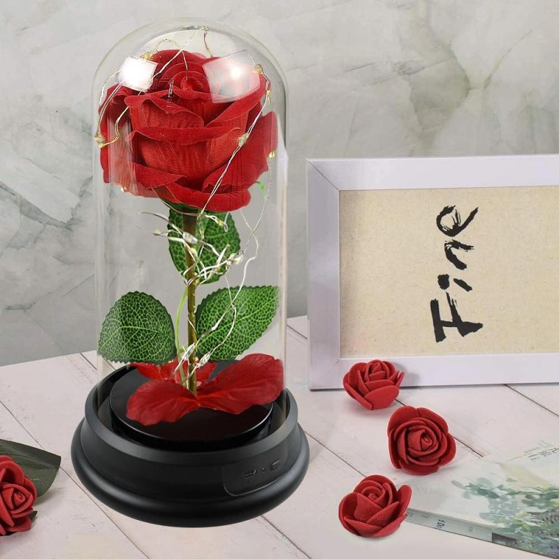 Hot Sale Valentine′ S Day Gifts Wholesale LED Rose Lamp Shade