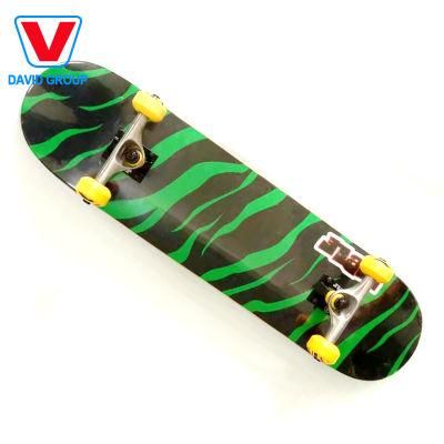 High Toughness and Flexible 5.25 Inch Maple with Dyed Layer Cruiser Skateboards Complete