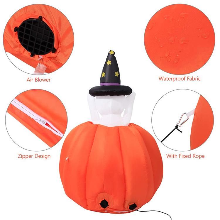 Halloween Inflatable Outdoor Yard Decoration Halloween Pumpkin Inflatable for Sale