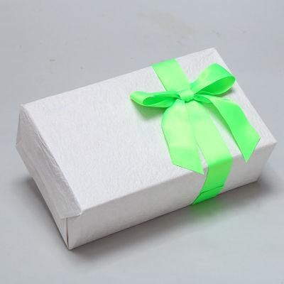 Free Sample Manufacture Supplier Green Satin Ribbon Big Ribbon Bow for Gift Box Webbing