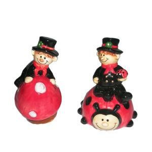 Small Chimney People Ceramic Gift Hand Craft