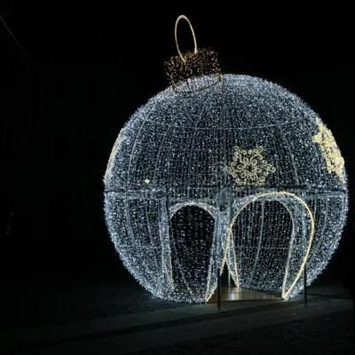 IP65 Waterproof Outdoor Acrylic LED Motif Light Christmas Ball for Sale