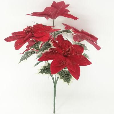 Wholesale Christmas Decoration Artificial Flower