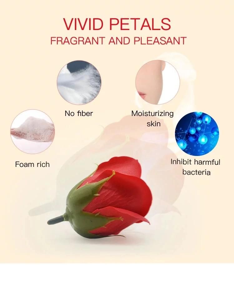 Decor Artificial Flower 3 Layers 5cm Fragrant Soap Rose Head