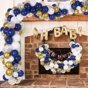 Ball Garland Archway Set Golden Blue Balloon Birthday Wedding Balloons