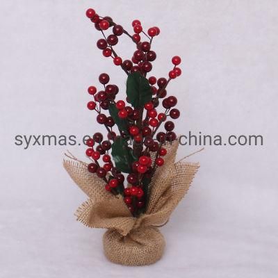 Red Berry Christmas Decoration Tree Merry Decoratioin Home Decoration