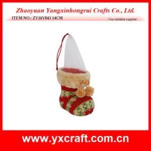 Christmas Decoration (ZY16Y043 14CM) New Design Christmas Box Boot Sale