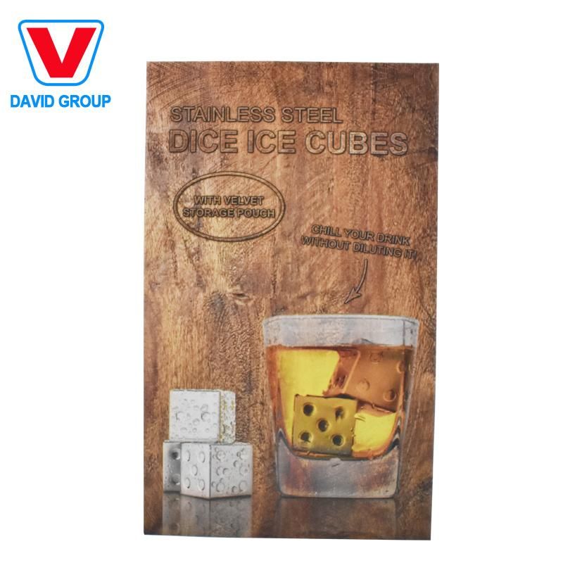 Metal Stainless Steel Dice Shape Whiskey Stone Ice Cube