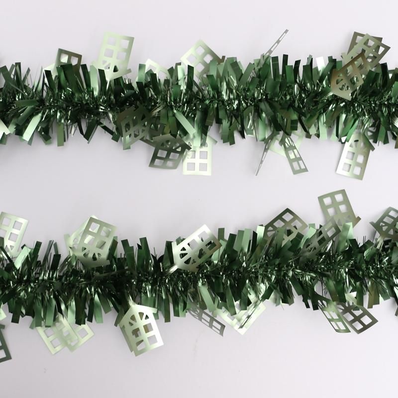 New Design Tree Hanging Ornaments Tinsel Garland with Ornaments Decorate