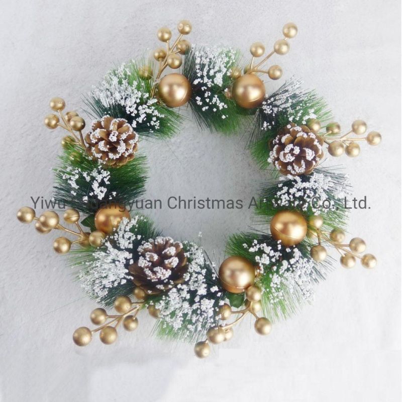 Hot Sale Cheap Merry Christmas Wreath Pre Lit Christmas Wreath
