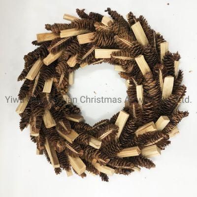 Christmas New Design Wreath for Holiday Wedding Party Decoration Supplies Hook Ornament Craft Gifts