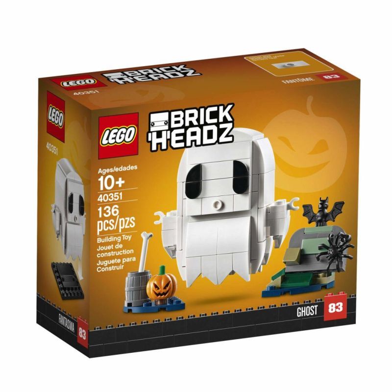 Brickheadz Halloween Ghost 40351 Building Kit (136 Pieces)