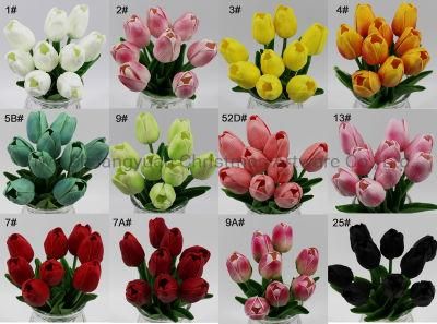 Christmas Artificial Flowers Decor for Home Garden Holiday Wedding Party Decoration Supplies Hook Ornament Craft Gifts