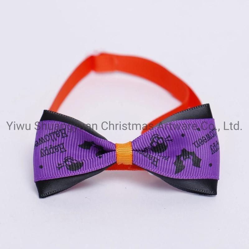 Christmas Pet Supplies Bowknot for Holiday Wedding Party Decoration Supplies Hook Ornament Craft Gifts