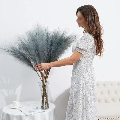 High Quality 43/45cm Artificial Pampas Grass Wedding Decoration Home Decoration Natural Dried Pampas Grass