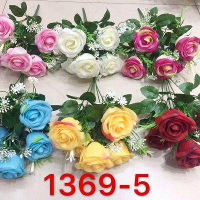 Cheap Silk Flower Wholesale Artificial Flower for Wedding Home Decoration