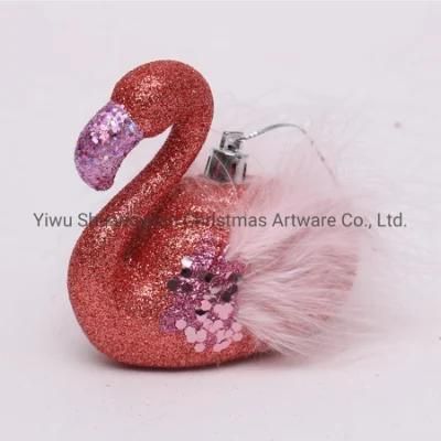 Christmas Tree Hanging Home Decoration Plastic Swan