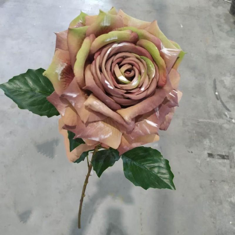 Higt Quality Big Size Silk Rose Flower Wholesale