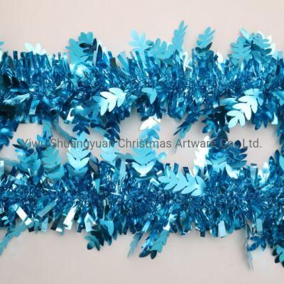 2m Cheap Xmas Tree Garland Lake Blue Chrismtas Tinsel Garland
