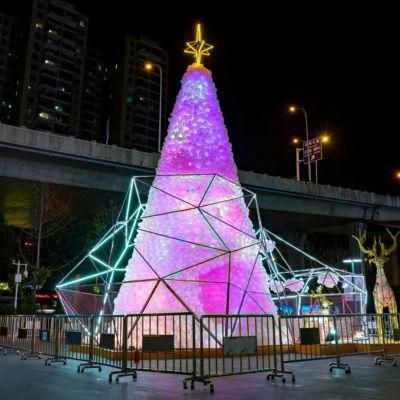 Customized Christmas Decorations LED Lighted Giant Christmas Tree