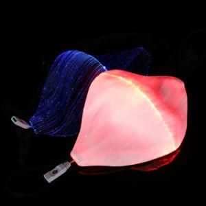 Party Bar LED Light Optical Fiber Fabric Cool Mask Face Masks