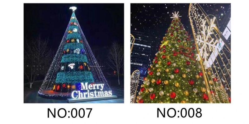 8m Height LED Christmas Tree with Different Design for Festival Decorations