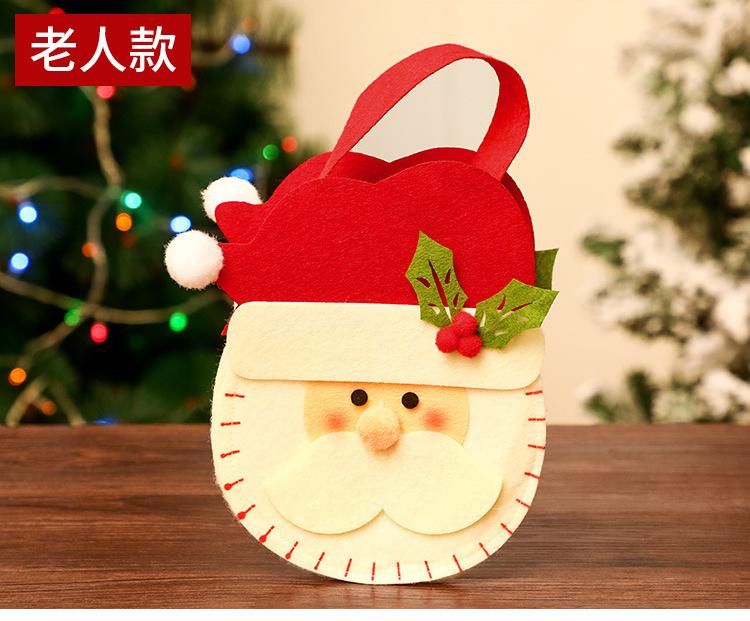 Christmas Apple Bag Gift Bag Tote Bag