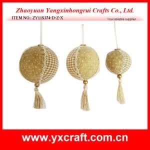 Christmas Decoration (ZY11S374-D-Z-X) Christmas Golden Snow Ball