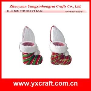 Christmas Decoration (ZY15Y168-1-2) Hanging Christmas Tree Boots Santa Claus Pendant