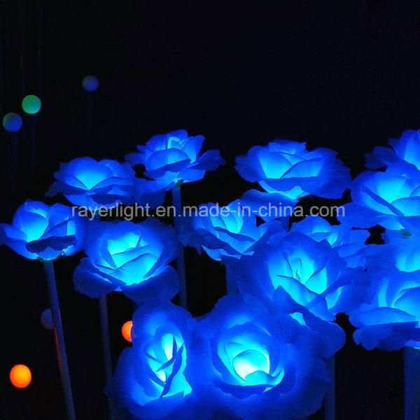 LED Garden Landscaping Changing Color Flower Lights LED Decorative Ornaments
