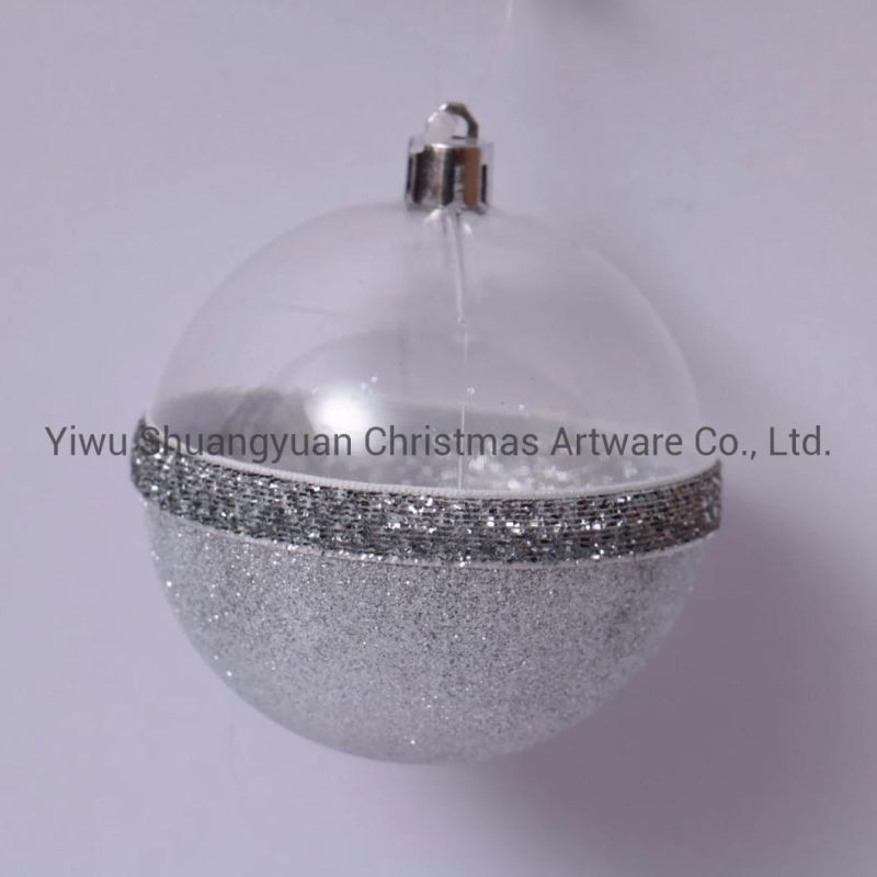 Decoration Painted Plastic Christmas Ball for Ornament