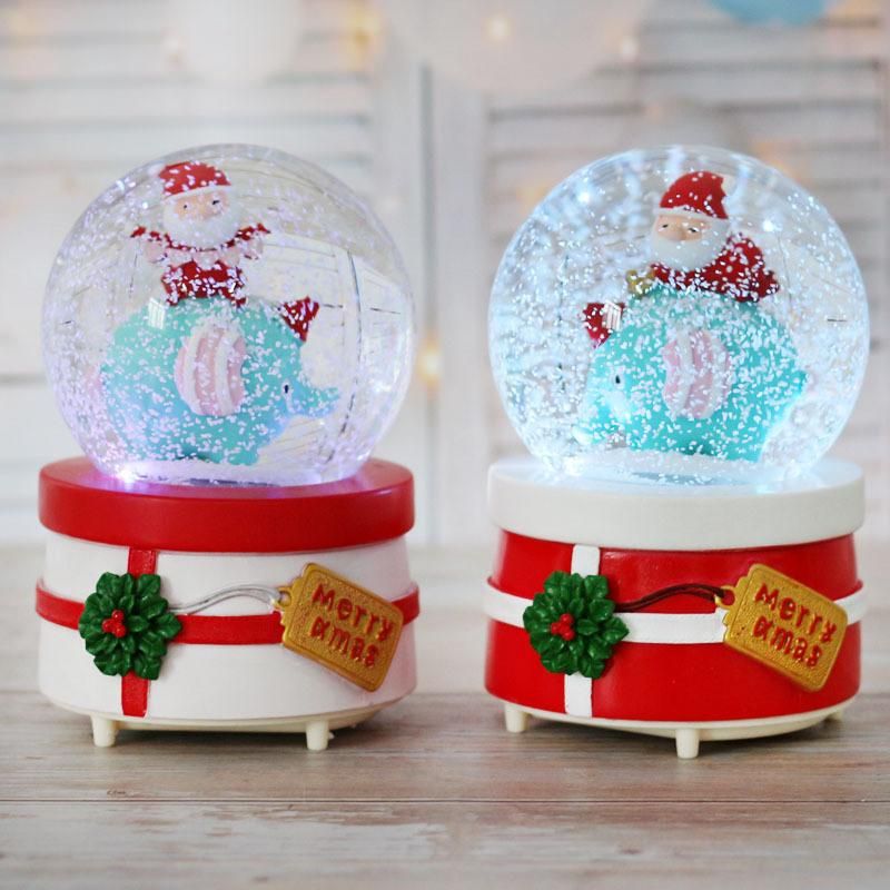 Wholesale High Quality Crystal Ball Music Box for Christmas