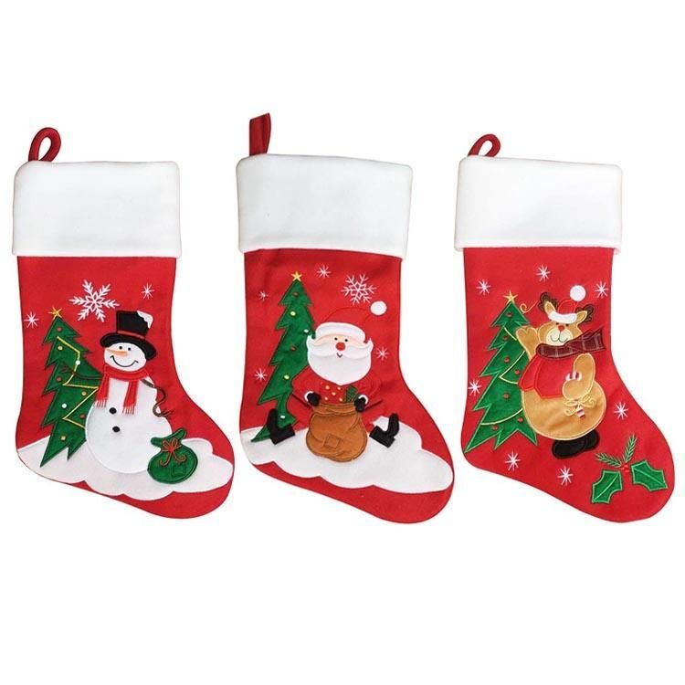 Xmas Decoration Supplies Wholesale Christmas Gifts Xmas Hanging Snowman Stocking