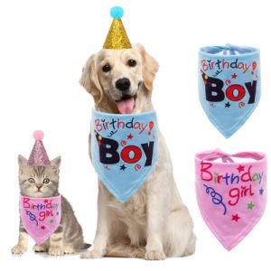Dog &amp; Cat Birthday Cap Headwear Bandana Scarf Party Costume Amazon